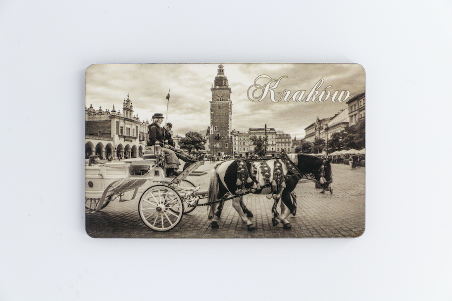 Magnesy pamiątkowe: Miasto Kraków Rynek - imagnes.pl