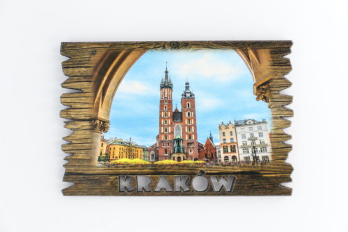 Magnesy pamiątkowe: Widok na Kościół Mariacki - imagnes.pl
