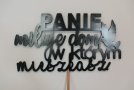 Napisy 3D - Panie miłuje dom w którym mieszkasz - imagnes.pl