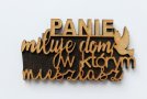 Magnesy pamiątkowe: Panie miłuję dom w którym mieszkasz - imagnes.pl