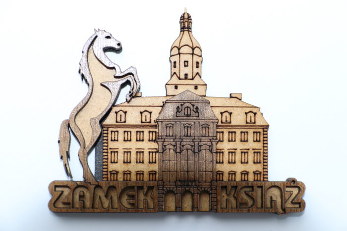 Magnesy pamiątkowe: Zamek Książ - imagnes.pl