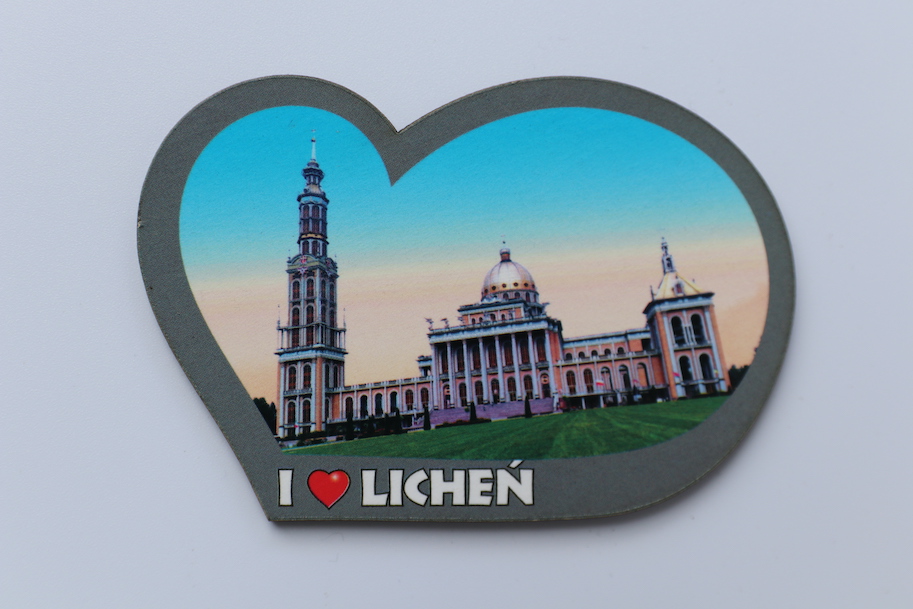 Magnesy pamiątkowe: I love Licheń 3 - imagnes.pl