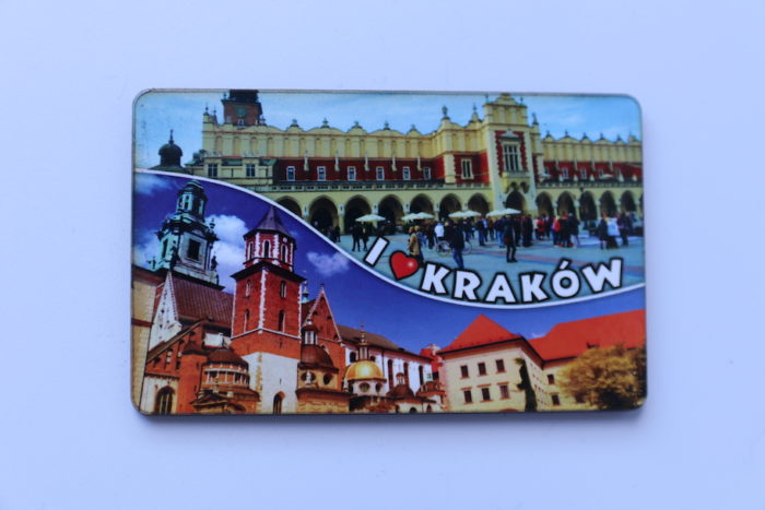 Magnesy pamiątkowe: I love Kraków Sukiennice - imagnes.pl