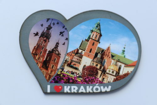 Magnesy pamiątkowe: I love Kraków Kościół - imagnes.pl