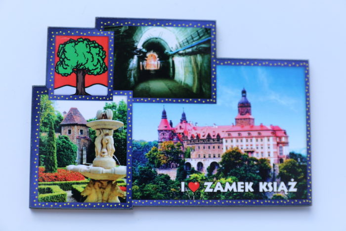 Magnesy pamiątkowe: Zamek Książ wersja 9 - imagnes.pl