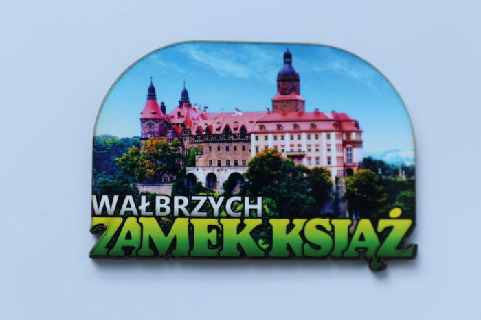 Magnesy pamiątkowe: Zamek Książ wersja 10 - imagnes.pl