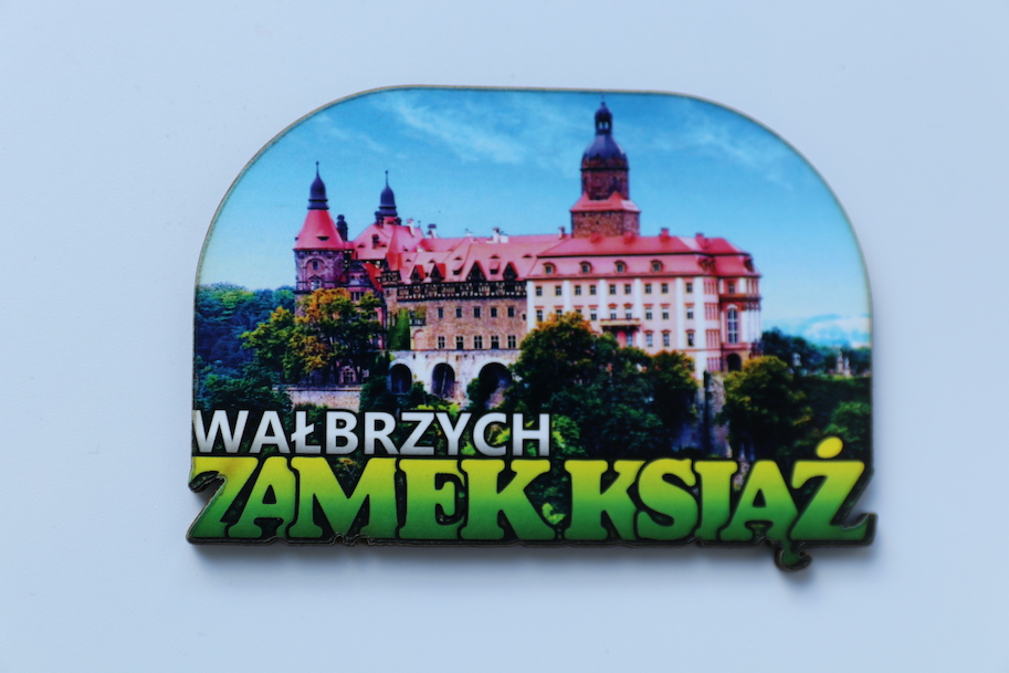 Magnesy pamiątkowe: Zamek Książ wersja 10 - imagnes.pl