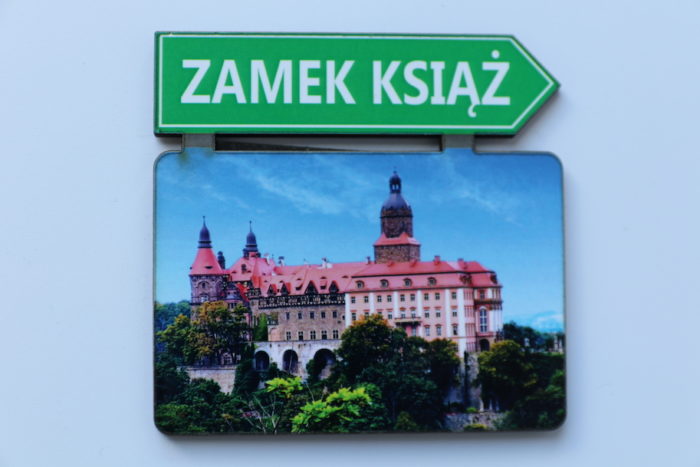 Magnesy pamiątkowe: Zamek Książ wersja 15 - imagnes.pl