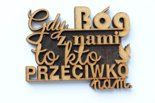 Magnesy pamiątkowe: Gdy Bóg z nami kto przeciwko nam - imagnes.pl