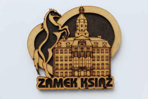 Magnesy pamiątkowe: Zamek Książ wersja 3 - imagnes.pl