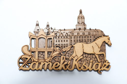 Magnesy pamiątkowe: Zamek Książ wersja 4 - imagnes.pl