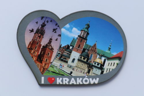 Magnesy pamiątkowe: I love Kraków Kościół 2 - imagnes.pl