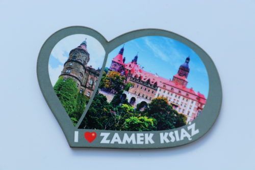 Magnesy pamiątkowe: Zamek Książ wersja 7 - imagnes.pl