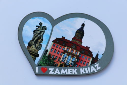 Magnesy pamiątkowe: Zamek Książ wersja 8 - imagnes.pl